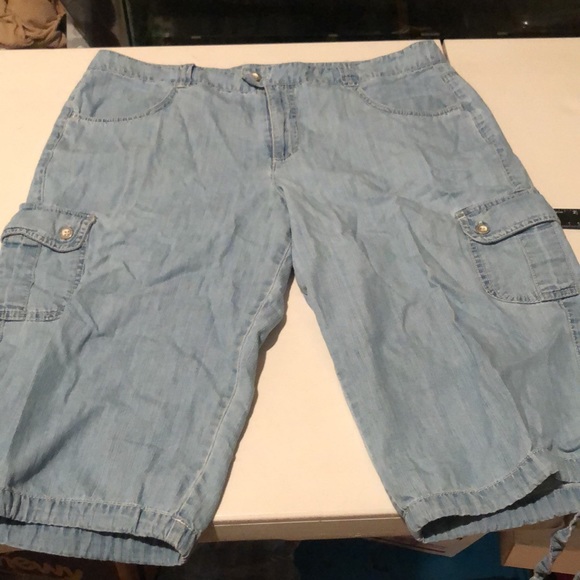 Jeanstar size 14 blue lightweight Bermuda shorts - Picture 1 of 13